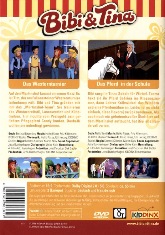 Produktbild: Bibi und Tina: Das Western-Turnier/Das Pferd in der Schule