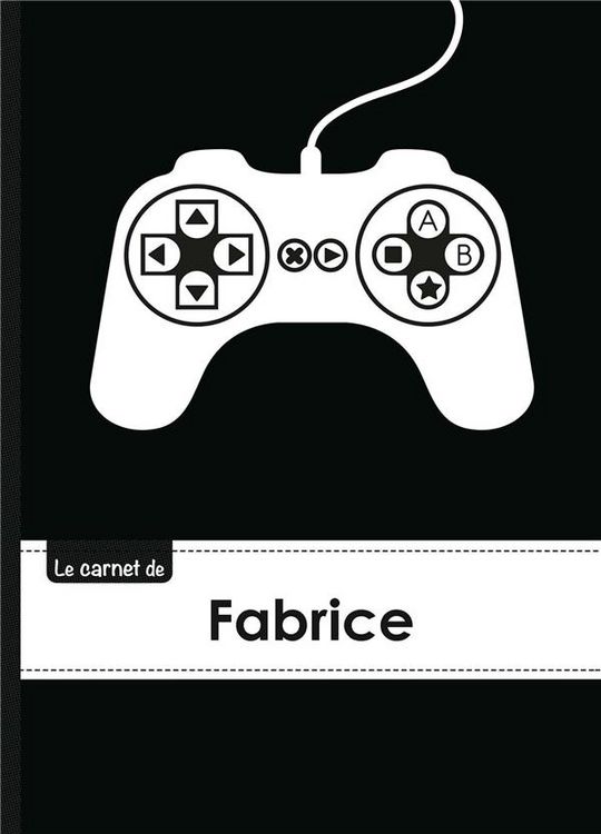 Produktbild: Le carnet de fabrice lignes, 96p,