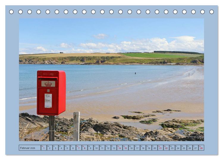 Produktbild: Sie haben Post - Briefk&auml;sten in Schottland (Tischkalender 2026 DIN A5 quer), CALVENDO Monatskalender