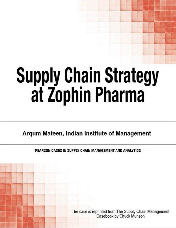 Produktbild: Supply Chain Strategy at Zophin Pharma
