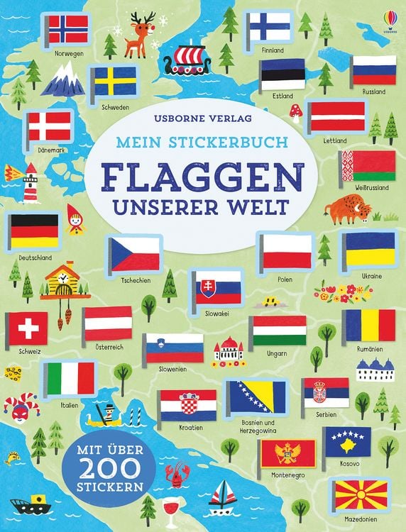 Produktbild: Mein Stickerbuch: Flaggen unserer Welt