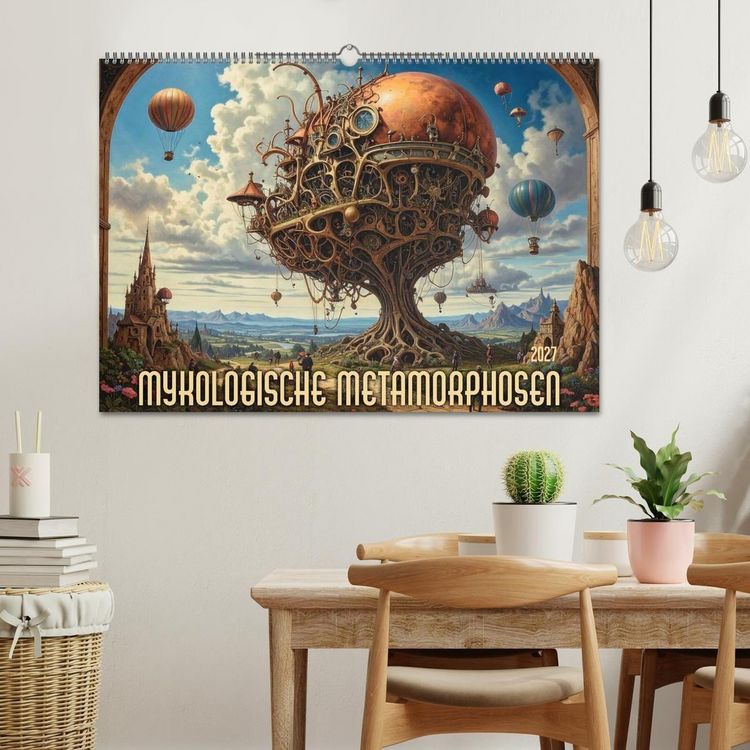 Produktbild: Mykologische Metamorphosen (Wandkalender 2027 DIN A2 quer), CALVENDO Monatskalender