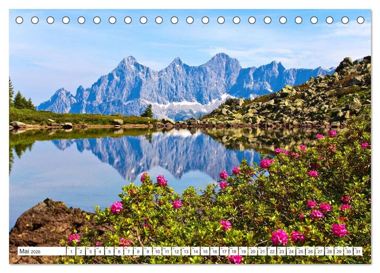 Produktbild: Ennstaler Bergseen in den Schladminger Tauern (Tischkalender 2026 DIN A5 quer), CALVENDO Monatskalender