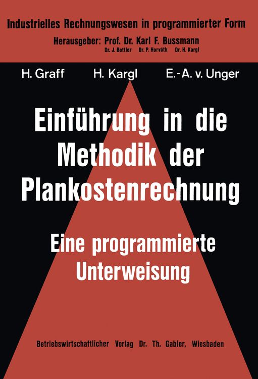Bild vom Artikel Einführung in die Methodik der Plankostenrechnung vom Autor Helmut Graff