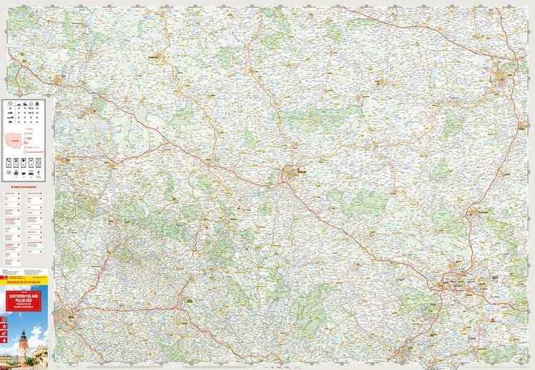 Produktbild: MARCO POLO Reisekarte Polen S&uuml;d 1:300.000