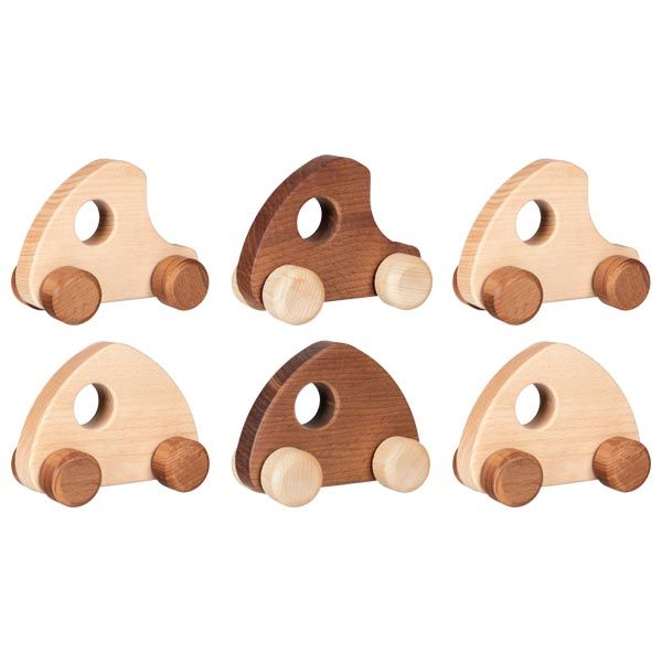 Produktbild: Goki 55878 - Greiffahrzeuge II, goki nature, Holz