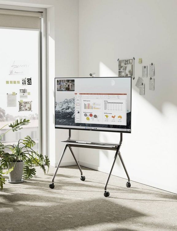 Produktbild: SpeaKa Professional SP-TVC-1100 TV-Rollwagen 127,0 cm (50") - 218,4 cm (86&rdquo;) Bodenst&auml;nder, H&ouml;henverstellbar
