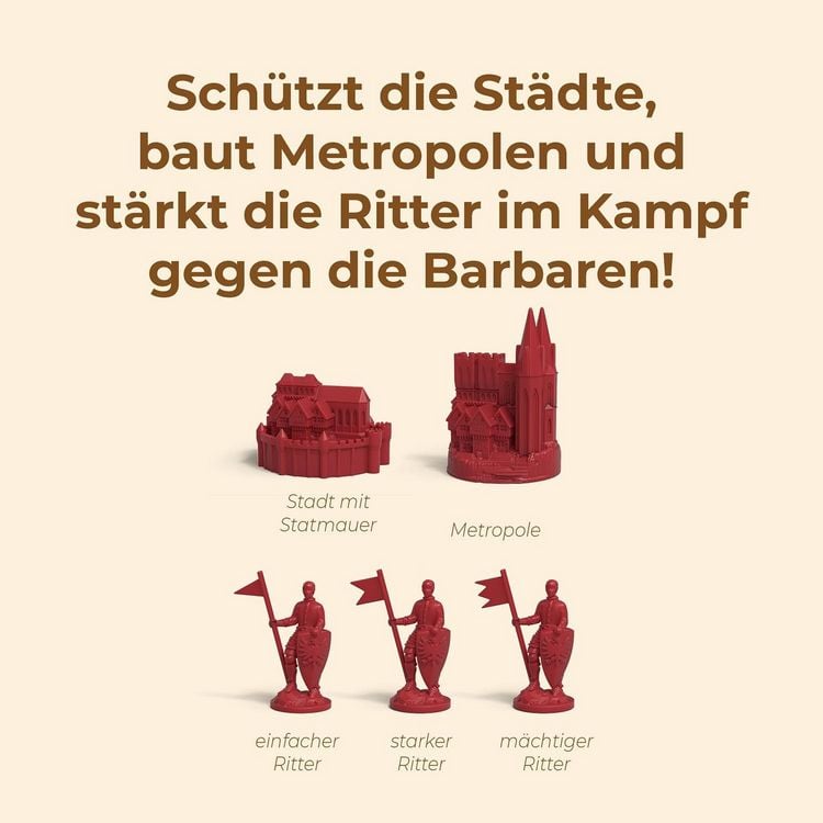 Produktbild: CATAN - St&auml;dte & Ritter