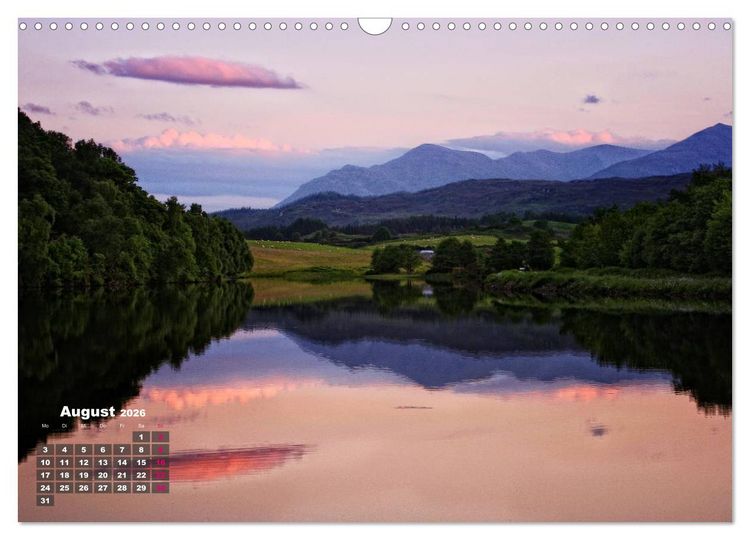 Produktbild: Naturparadies Schottland (Wandkalender 2026 DIN A3 quer), CALVENDO Monatskalender