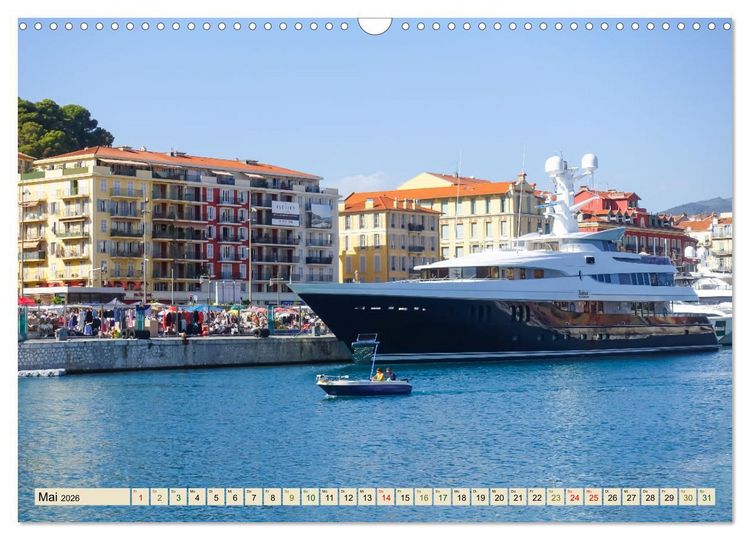 Produktbild: Nizza Bezaubernde Stadt (Wandkalender 2026 DIN A3 quer), CALVENDO Monatskalender