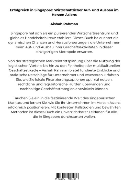 Produktbild: Erfolgreich in Singapore