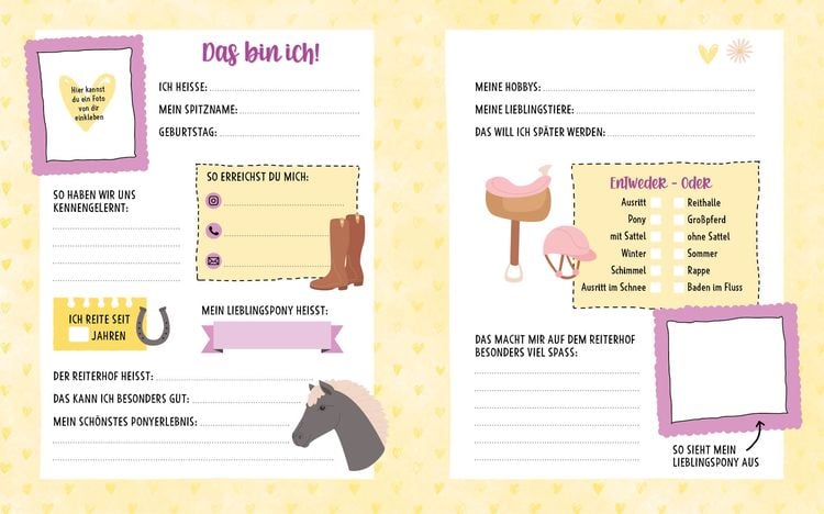 Produktbild: Meine Freunde &ndash; Das Freundebuch von den beliebten Social-Media-Stars Lia und Lea &ndash; # ponylife