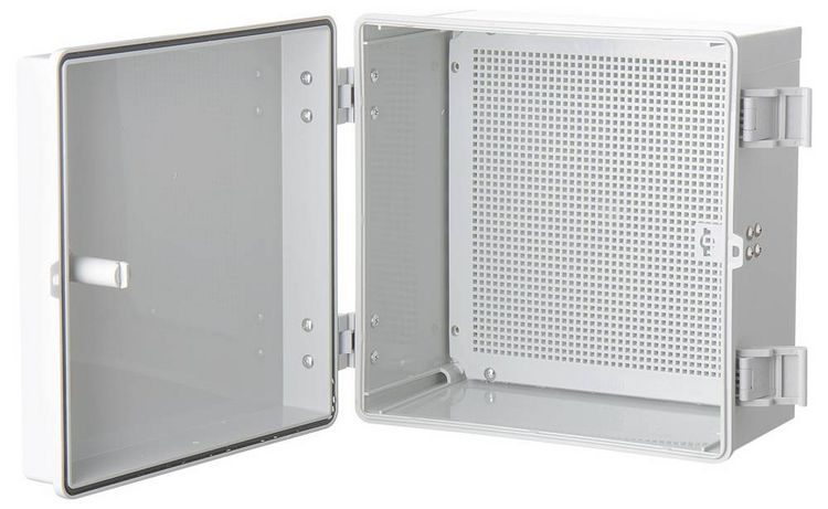 Produktbild: TRU COMPONENTS TC-PSC-30x30x18 Schaltschrank 300 x 300 x 180 ABS Hellgrau 1St.