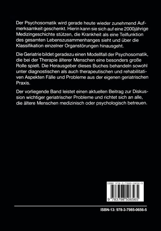 Produktbild: Psychosomatik in der Geriatrie
