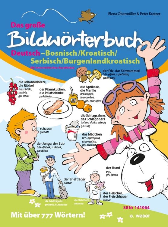 Produktbild: Das gro&szlig;e Bildw&ouml;rterbuch Deutsch-Bosnisch/Kroatisch/Serbisch/Burgenlandkroatisch