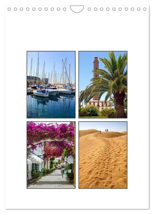Produktbild: Gran Canaria - Holiday island for sun lovers (Wall Calendar 2026 DIN A4 portrait), CALVENDO 12 Month Wall Calendar