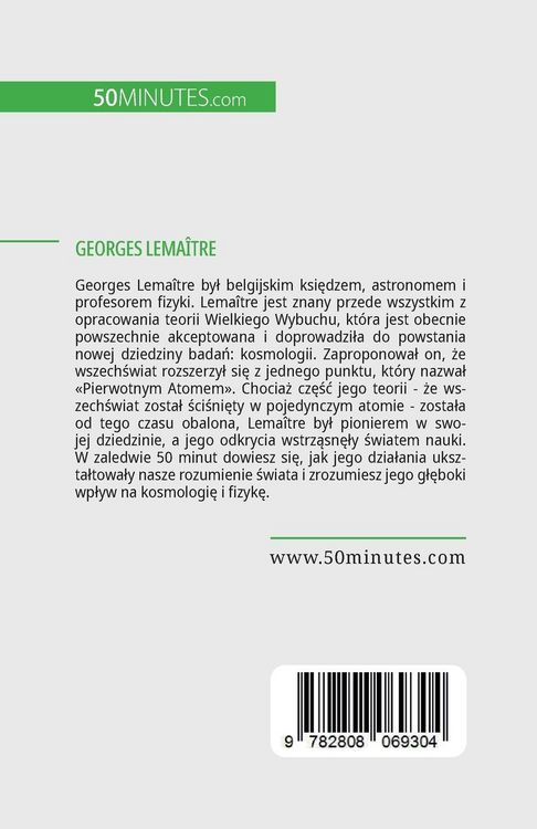 Produktbild: Georges Lema&icirc;tre
