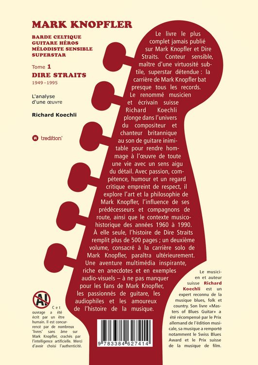 Produktbild: Mark Knopfler (tome 1, Dire Straits) &ndash; une fresque bouleversante de 548 pages, &eacute;dition sp&eacute;ciale fran&ccedil;aise