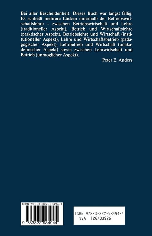 Produktbild: Betriebswirtschaftslehre humoris causa