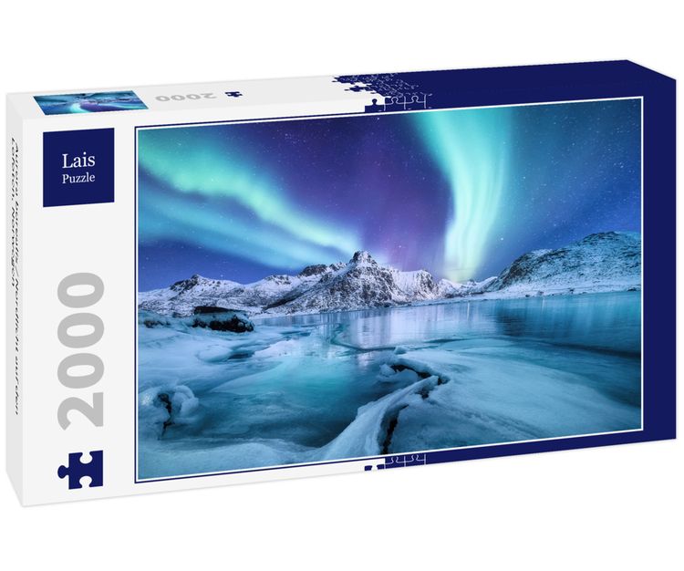 Produktbild: Lais Puzzle Aurora borealis / Nordlicht auf den Lofoten, Norwegen 2000 Teile