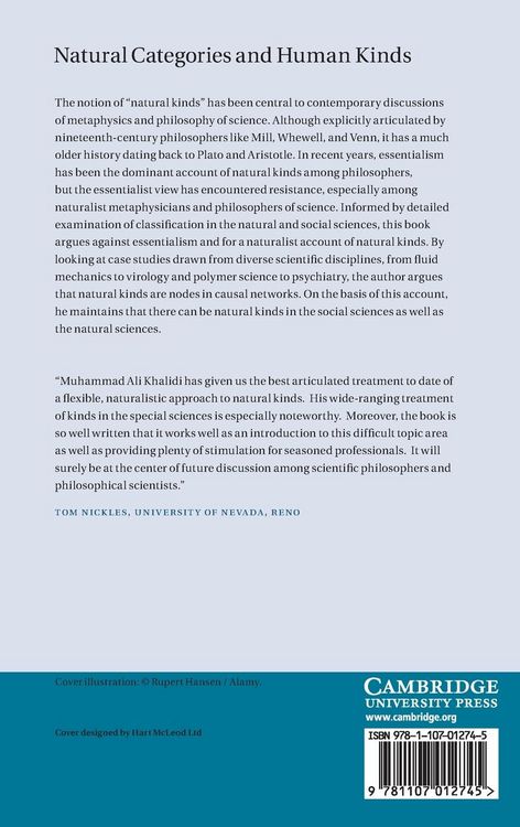 Produktbild: Natural Categories and Human Kinds