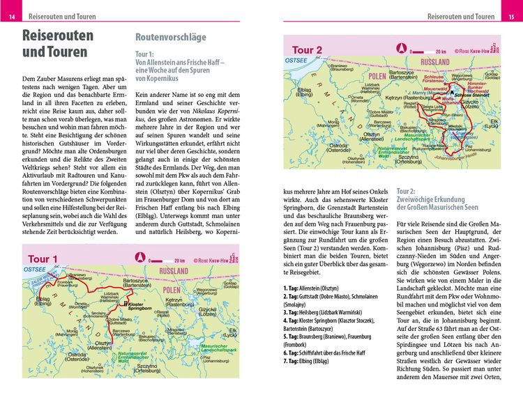 Produktbild: Reise Know-How Reisef&uuml;hrer Masurische Seen und Ermland