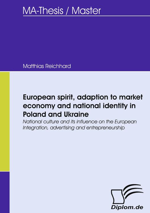 Produktbild: European spirit, adaption to market economy and national identity in Poland and Ukraine