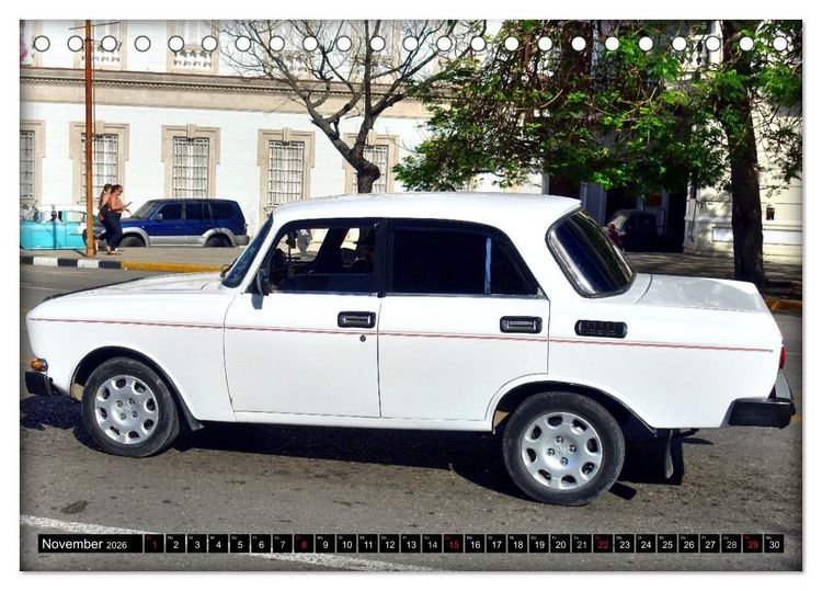 Produktbild: AUTO-LEGENDE MOSKWITSCH (Tischkalender 2026 DIN A5 quer), CALVENDO Monatskalender