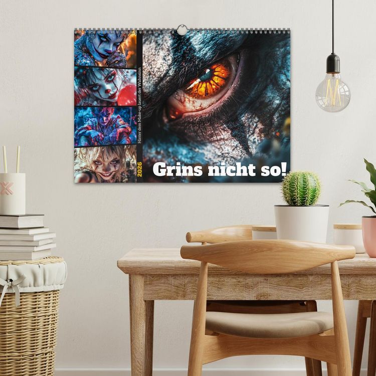 Produktbild: Grins nicht so ! (Wandkalender 2026 DIN A3 quer), CALVENDO Monatskalender