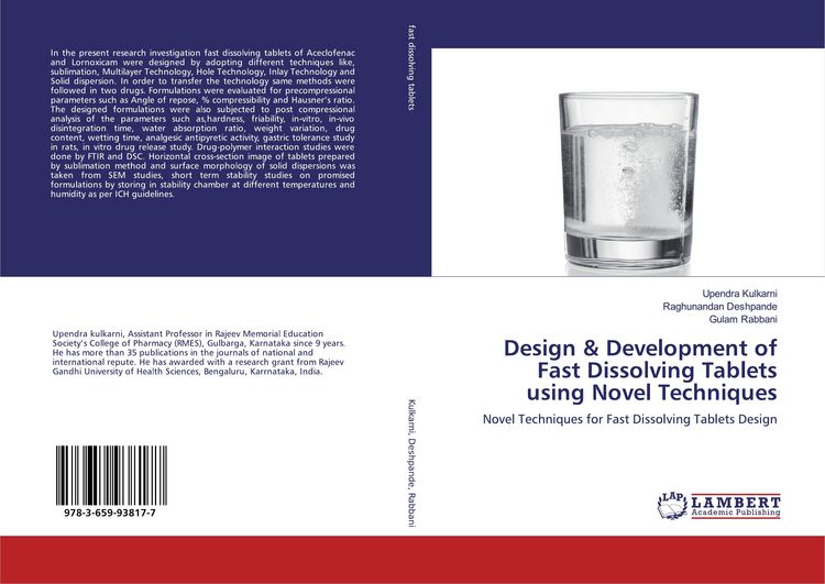 Produktbild: Design & Development of Fast Dissolving Tablets using Novel Techniques