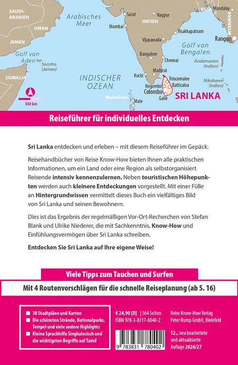 Produktbild: Reise Know-How Reisef&uuml;hrer Sri Lanka