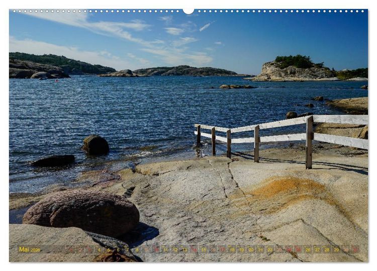 Produktbild: Westschweden - Flair einer K&uuml;ste in Licht und Farben (hochwertiger Premium Wandkalender 2026 DIN A2 quer), Kunstdruck in Hochglanz