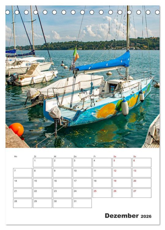 Produktbild: Salo am Gardasee - Reiseplaner (Tischkalender 2026 DIN A5 hoch), CALVENDO Monatskalender