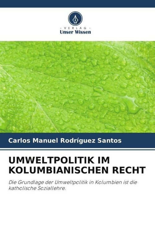 Produktbild: Umweltpolitik im Kolumbianischen Recht