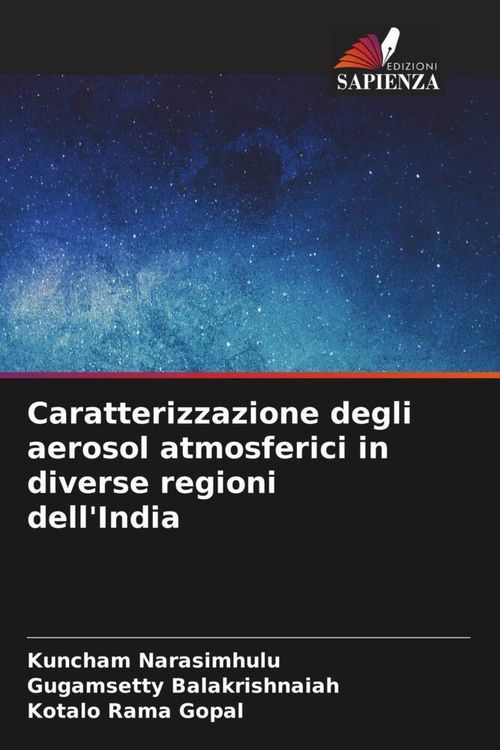 Produktbild: Caratterizzazione degli aerosol atmosferici in diverse regioni dell'India