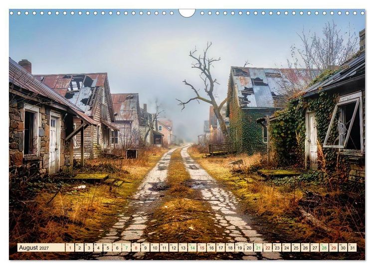 Produktbild: Lost Places &ndash; Stille Zeugen der Vergangenheit (Wandkalender 2027 DIN A3 quer), CALVENDO Monatskalender