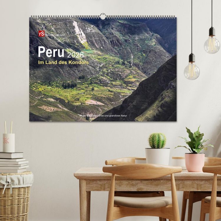 Produktbild: Peru 2026 Im Land des Kondors (Wandkalender 2026 DIN A2 quer), CALVENDO Monatskalender