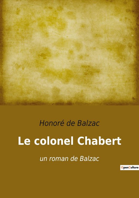 Produktbild: Le colonel Chabert