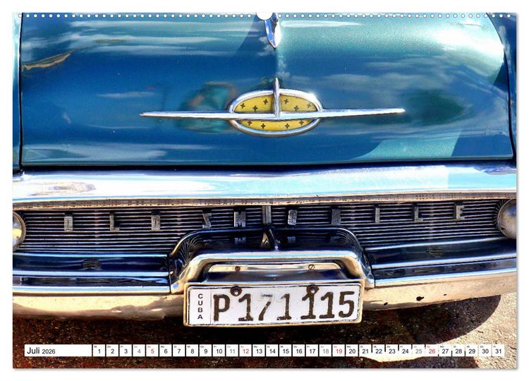 Produktbild: Golden Rocket 88 - Oldsmobile 1957 in Kuba (Wandkalender 2026 DIN A2 quer), CALVENDO Monatskalender