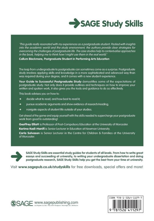 Produktbild: Your Guide to Successful Postgraduate Study