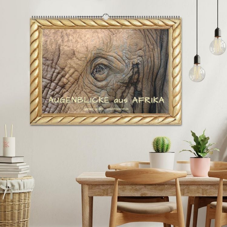 Produktbild: Augenblicke aus Afrika (Wandkalender 2026 DIN A2 quer), CALVENDO Monatskalender