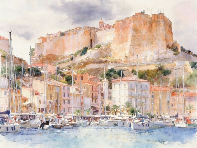 Produktbild: CALVENDO Puzzle Bonifacio | 1000 Teile Lege-Gr&ouml;&szlig;e 64x48cm Foto-Puzzle f&uuml;r gl&uuml;ckliche Stunden