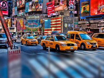 Produktbild: CALVENDO Puzzle Ein Motiv aus dem Kalender New York - nur im Taxi | 1000 Teile Lege-Gr&ouml;&szlig;e 64x48cm Foto-Puzzle f&uuml;r gl&uuml;ckliche Stunden