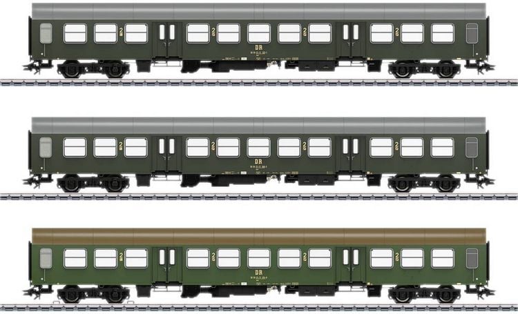 Produktbild: M&auml;rklin 42580 H0 3er-Set Personenwagen der DR