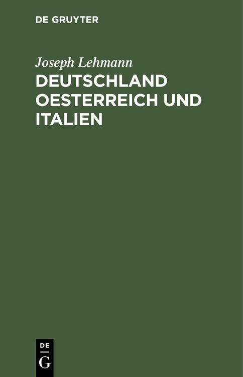Produktbild: Deutschland Oesterreich und Italien
