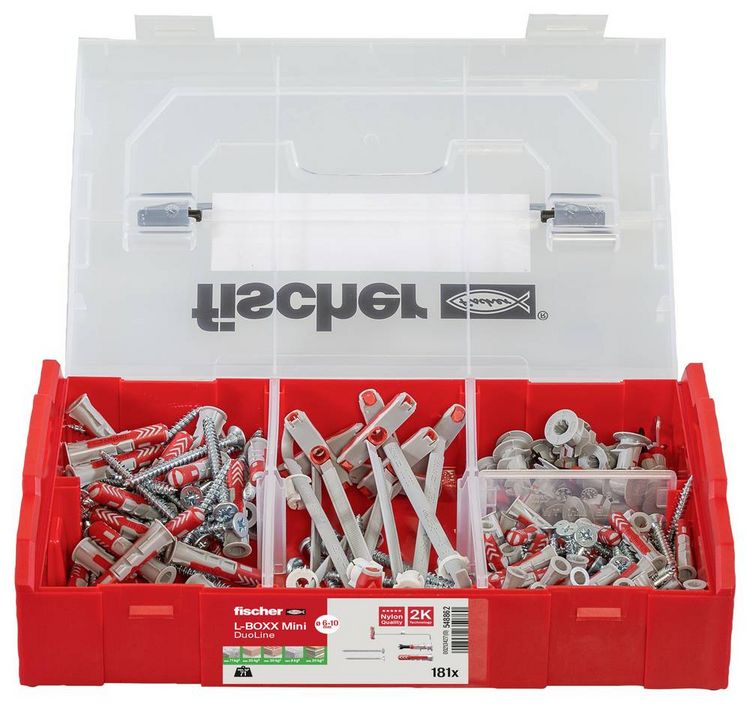 Produktbild: Fischer 548862 FIXtainer DUO-Line D&uuml;bel-Sortimentsbox 1St.