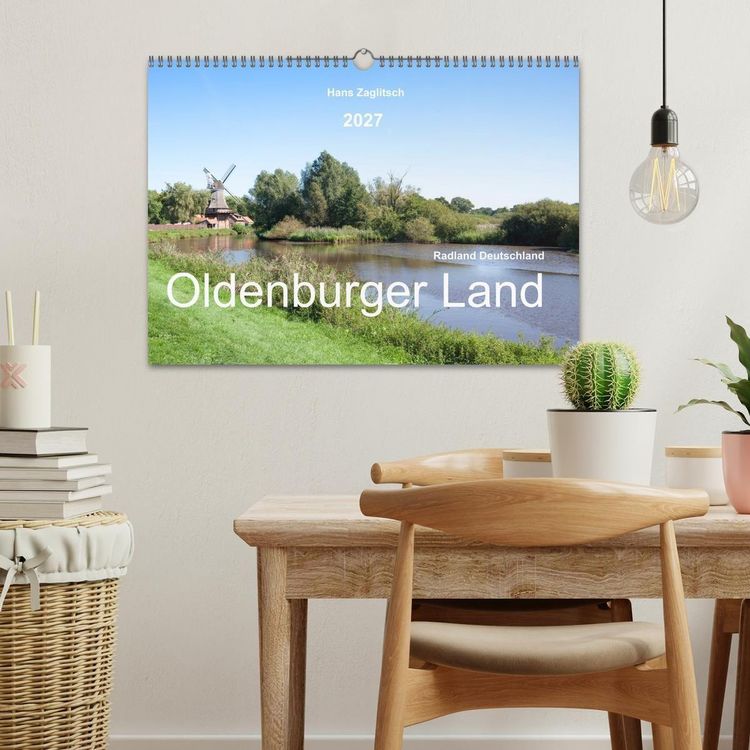 Produktbild: Radland Deutschland - Oldenburger Land (Wandkalender 2027 DIN A3 quer), CALVENDO Monatskalender