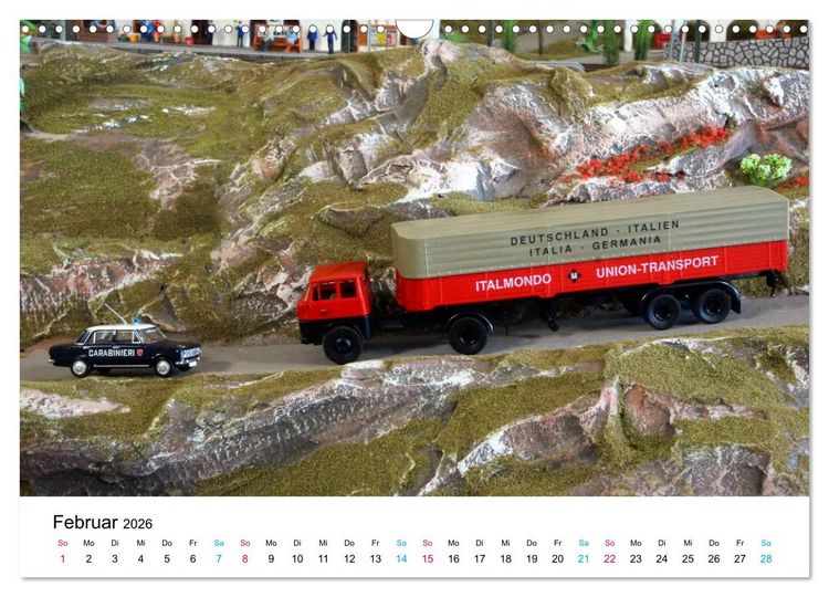 Produktbild: Bella Italia im Modell (Wandkalender 2026 DIN A3 quer), CALVENDO Monatskalender