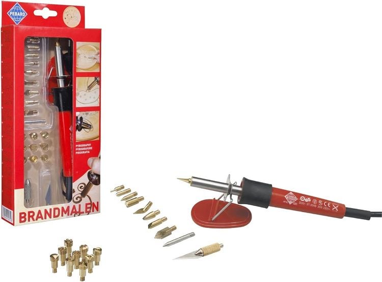 Produktbild: PEBARO 0261 - Brandmal-Set mit 20 Aufs&auml;tzen