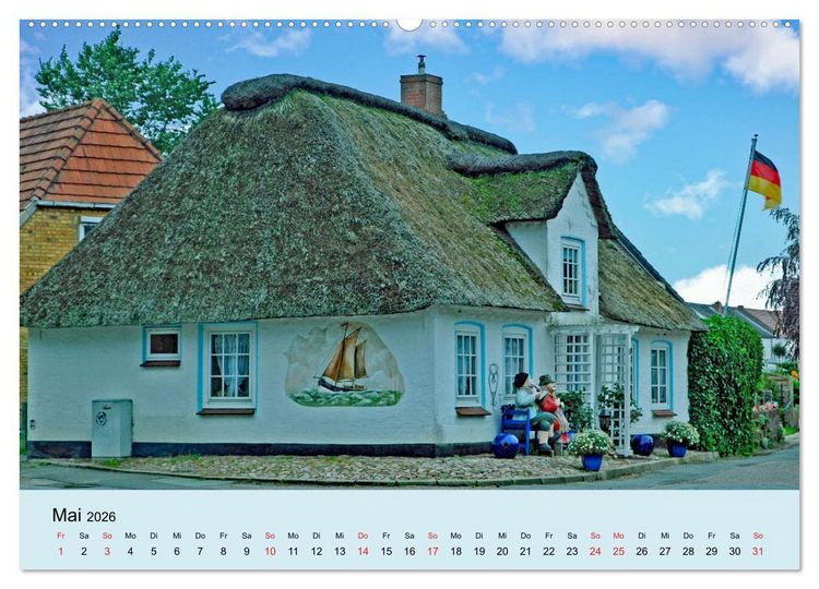 Produktbild: Schwabstedt an der Treene (hochwertiger Premium Wandkalender 2026 DIN A2 quer), Kunstdruck in Hochglanz